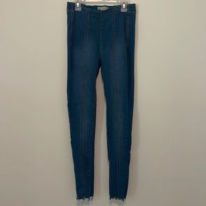 Free People Raw Hem Jegging Skinny Jean